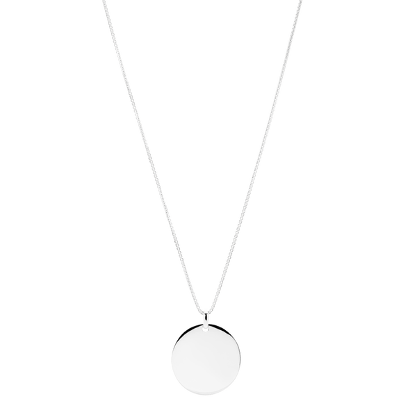 Coin Necklace - silver