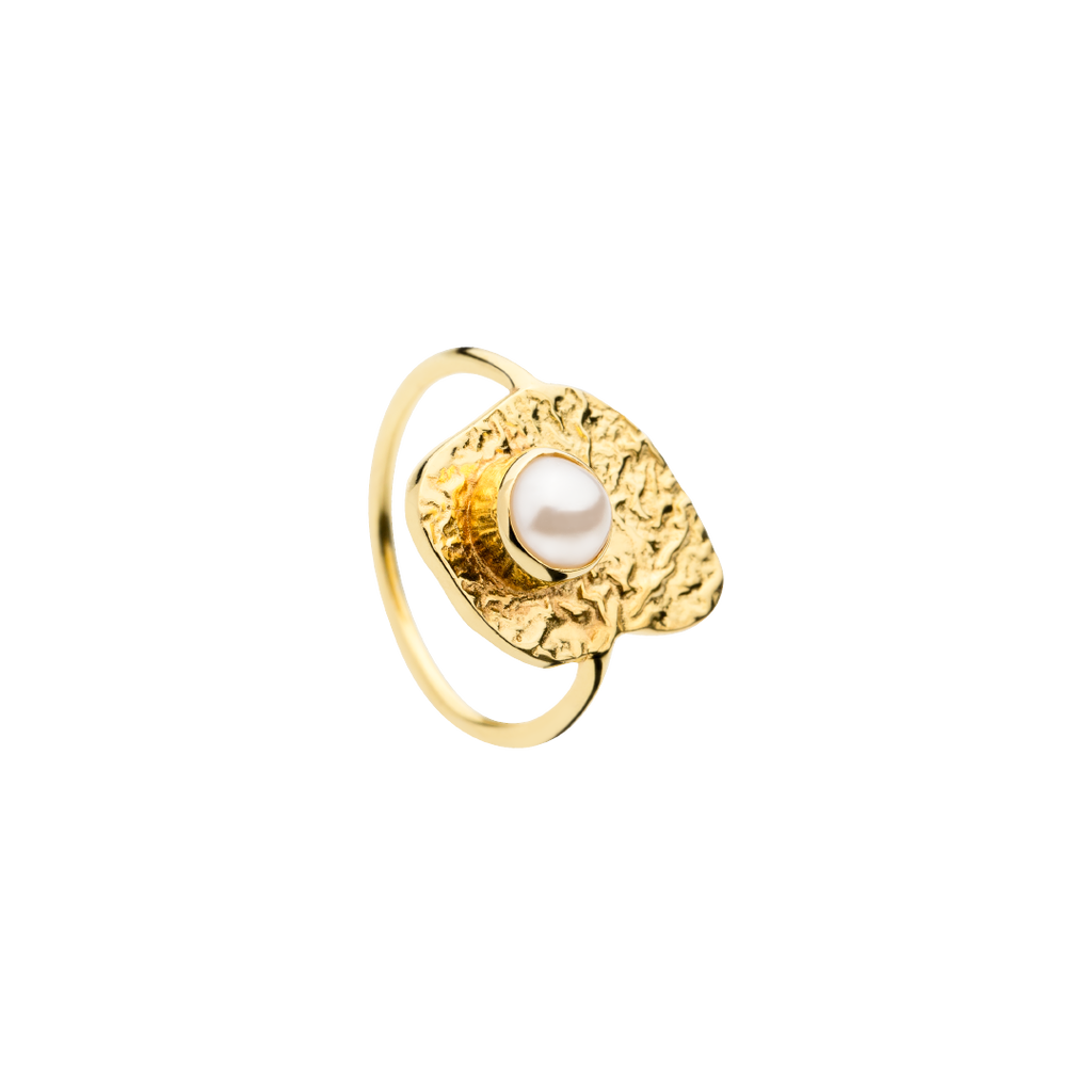 Gemma Ring - gold-plated