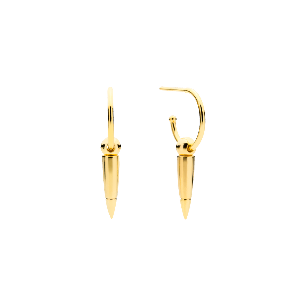 Le Patron Creole Earrings / Gold-plated